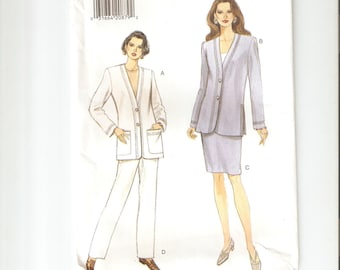UNCUT Vogue Sewing Pattern 9177 for Jacket, Skirt and Pants, Sz 14-16-18