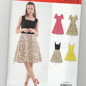 UNCUT Sewing Pattern New Look 0930 for Dress Variations, Sz 6--18
