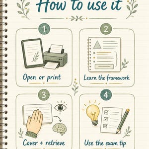 WA Year 12 English ATAR Study Notes, Units 3–4 Printable PDF