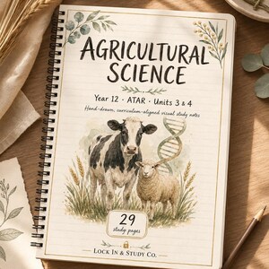 WA Year 12 Agricultural Science ATAR Study Notes, Units 3–4 Printable PDF