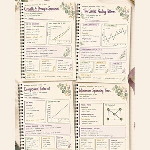 WA Year 12 Maths Applications ATAR Study Notes, Units 3–4 Printable PDF