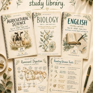 WA Year 12 English ATAR Study Notes, Units 3–4 Printable PDF