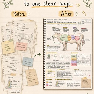 Year 11 Agricultural Science ATAR Study Notes: 18 Hand-Drawn Pages, Printable PDF