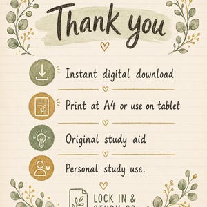 WA Year 12 English ATAR Study Notes, Units 3–4 Printable PDF