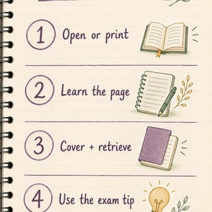 WA Year 12 Maths Applications ATAR Study Notes, Units 3–4 Printable PDF