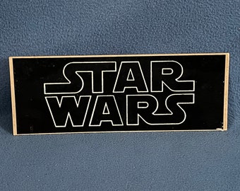 RARE, Vintage, Star Wars 1977, 10.5" X 4" Record Shop Promotional Sticker, Handed Out With Purchase of the Soundtrack on Vinyl or Tape