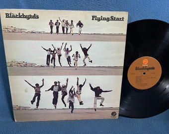 Vintage, The Blackbyrds "Flying Start" Vinyl LP Record Album, Original 1974 First Press, Spaced Out, Love Is Love, The Baby Donald Byrd Funk