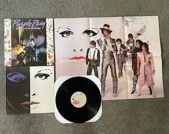 RARE Vintage, Prince, &quot;Purple Rain&quot; Vinyl LP Record Album, Original 1984 First Press, Let&#39;s Go Crazy, I Would Die 4 U, When Doves Cry, Funk