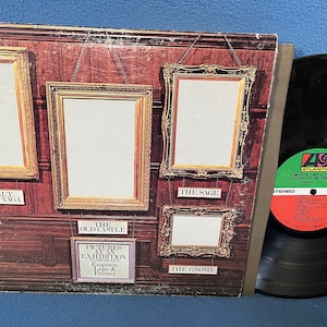 Vintage, Emerson Lake & Palmer - &quot;Pictures At An Exhibition&quot; Vinyl LP Record Album, Blues Variations, ELP, Synthesizer, Prog Rock. Psych