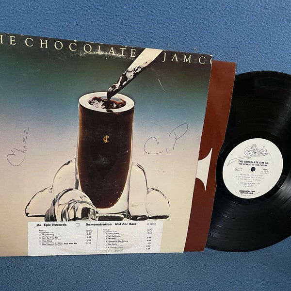 Vintage, The Chocolate Jam Co. - "The Spread Of The Future", White Label Promo, Vinyl LP, Record Album, Original 1979 First Press, Funk Soul