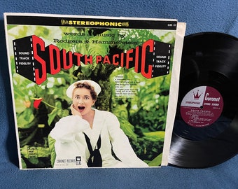 Vintage, "South Pacific" Original Soundtrack, Vinyl LP, Record Album, Original First Press, Rodgers And Hammerstein Musical