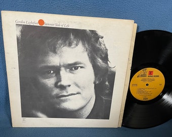 Vintage, Gordon Lightfoot, "Summer Side Of Life" Vinyl LP Record Album, Original 1971 First Press, Miguel, Cotton Jenny, Folk Rock, Country