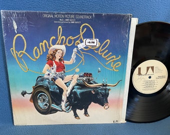 RARE, Vintage, Jimmy Buffett - "Rancho Deluxe Original Motion Picture Soundtrack", Vinyl LP, Record Album, Original First Press, In Shrink