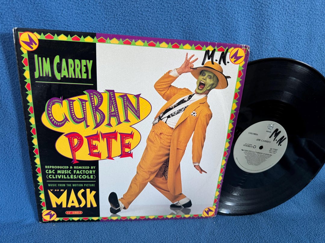 Jim Carrey Cuban Pete C & C Pop Radio Edit Vintage, Jim Carrey and C&C Music Factory cuban Pete From the Mask