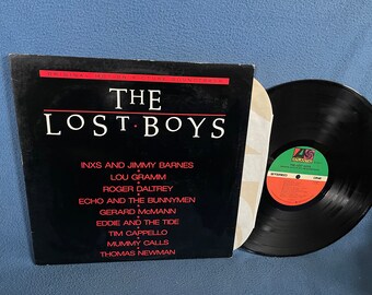 RARE Vintage "The Lost Boys" Original Soundtrack, Vinyl LP Record, First Press, INXS, Gerard McMann Cry Little Sister, Echo And The Bunnymen