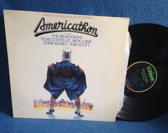 Vintage, "Americathon" - Original Soundtrack, Vinyl LP, Record Album. Original First Press, The Beach Boys, Elvis Costello, Eddie Money