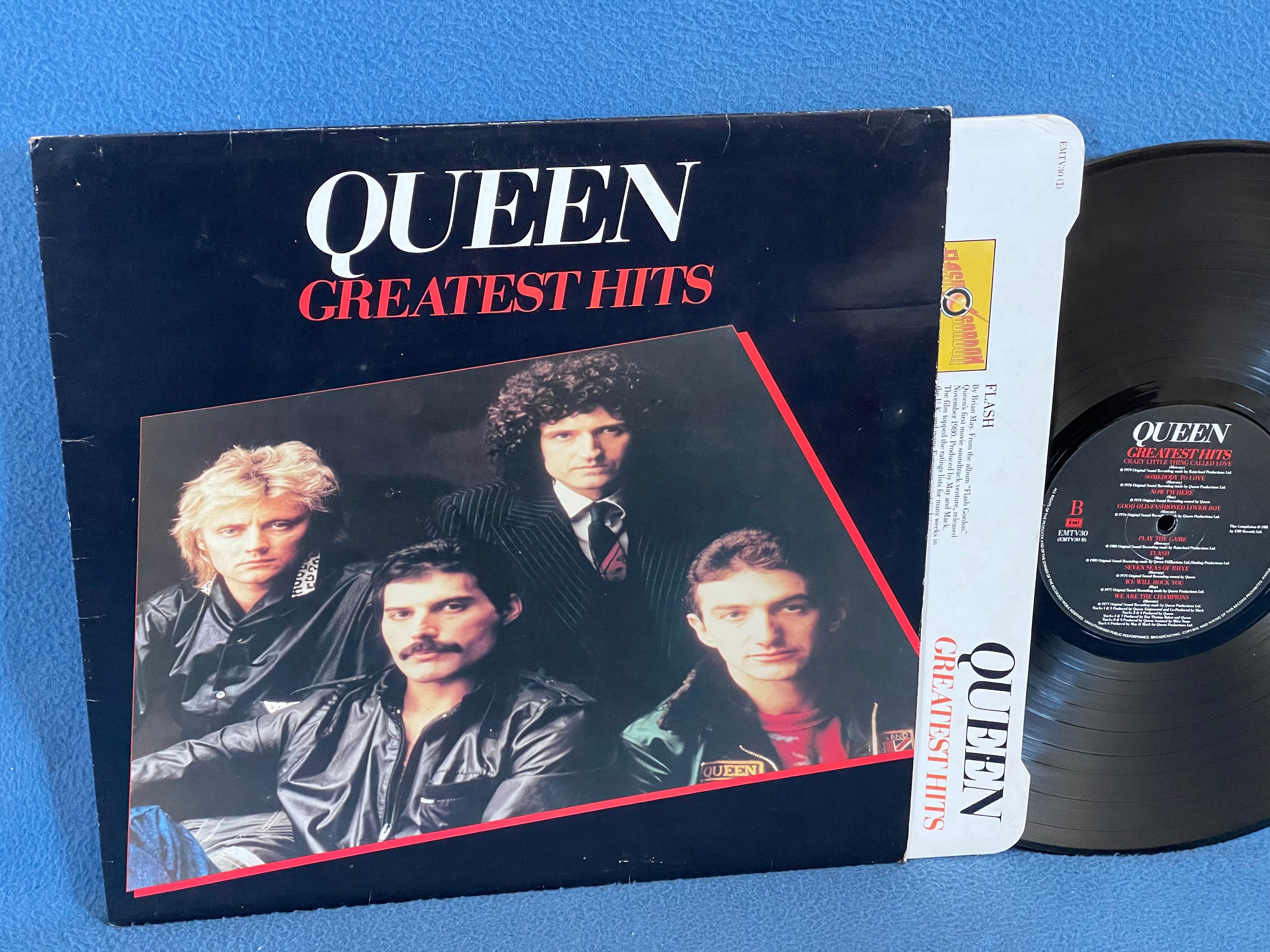 Vintage, Queen Greatest Hits LP in vinile, Album discografico, Original UK  First Press, Hard Rock, Under Pressure, Crazy Little Thing Called Love -   Italia