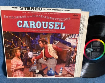 Vintage, "Carousel" Original Motion Picture Soundtrack, Vinyl LP, Record Album, Rodgers And Hammerstein Musical, Shirley Jones