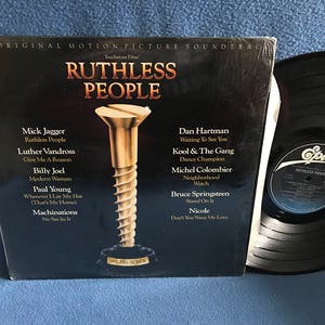 Vintage, Ruthless People - &quot;Original Soundtrack&quot; Vinyl LP Record Album Original First Press, Billy Joel, Bruce Springsteen, Luther Vandross