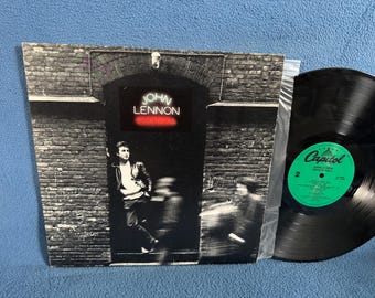 Vintage, John Lennon - "Rock N' Roll", vinyl-lp, platenalbum, pers uit de jaren 80, The Beatles, Stand By Me, You Can't Catch Me