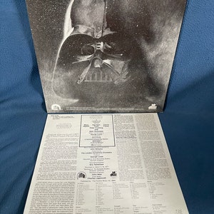 RARE, Vintage, Star Wars John Williams, Original Film Score, Movie Soundtrack, Vinyl 2 LP Set, Record Album, Imperial March, A New Hope image 2