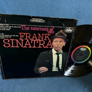 Vintage, Frank Sinatra, &quot;The Nearness Of You&quot;, Vinyl LP Record Album, Original 1967 First Press, Rat Pack, That Old Black Magic, Blue Hawaii