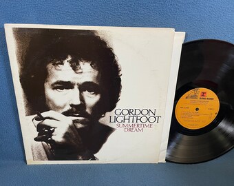 Vintage, Gordon Lightfoot, album vinyle LP « Summertime Dream » première presse originale, The Wreck of the Edmund Fitzgerald, Folk, Country