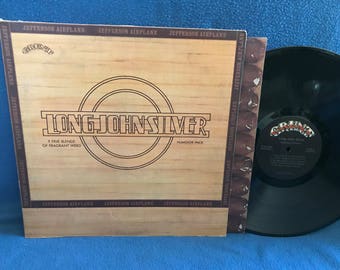 RARE, Vintage, Jefferson Airplane - "Long John Silver" Vinyl LP Record Album, Original First Press, Weed Humidor Cover, Space, Psych Rock