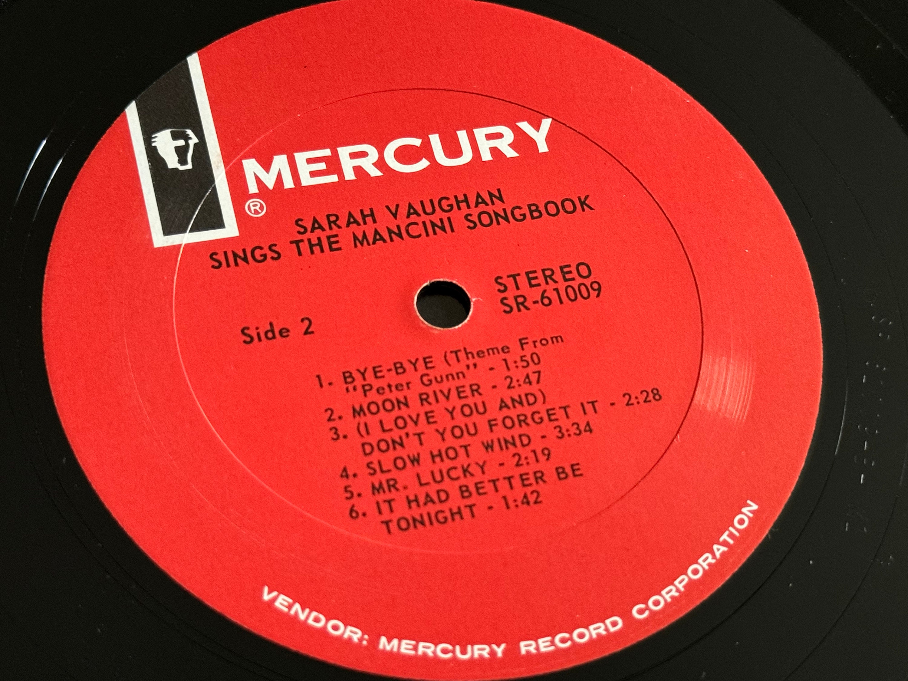 Vintage, Sarah Vaughan, 