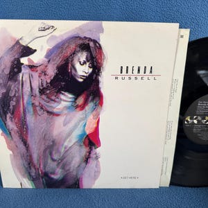 Vintage, Brenda Russell „Get Here” Vinyl LP Record Album, 1988 Oryginalne Pierwsze Naciśnięcie, Piano in the Dark, Adult Contemporary, R&B, Soul