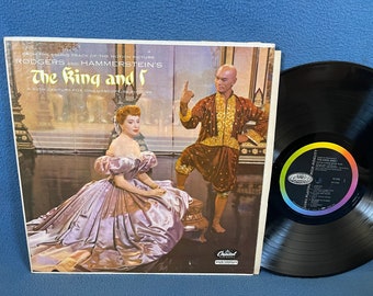 Vintage, "The King And I" Rodger's and Hammerstein, Original Soundtrack Score, Vinyl LP, Record Album, I Whistle A Happy Tune