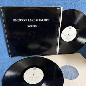 Vintage, Emerson, Lake & Palmer - &quot;Works Volume 1&quot;, Vinyl LP, Record Album, Original 1977 ELP Gatefold Press, Space, Psych, Prog Rock