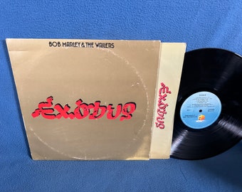 RARE Vintage, Bob Marley & The Wailers - "Exodus", Vinyl LP, Record Album, Original 1977 First Press, Jamming, One Love, Roots Reggae