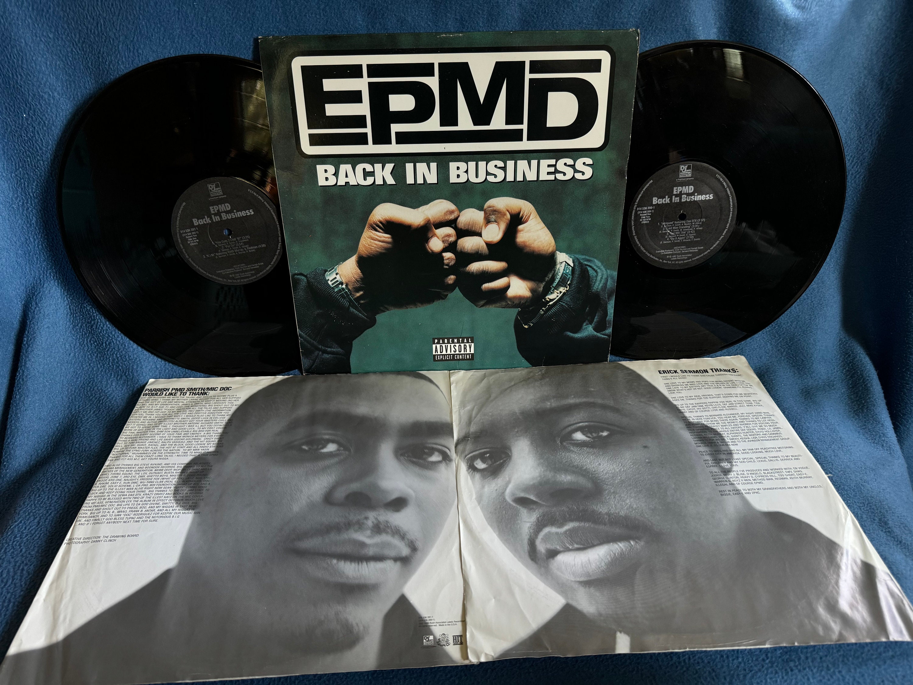 EPMD BACK IN BUSINESS 2枚組レコード 【公式通販】