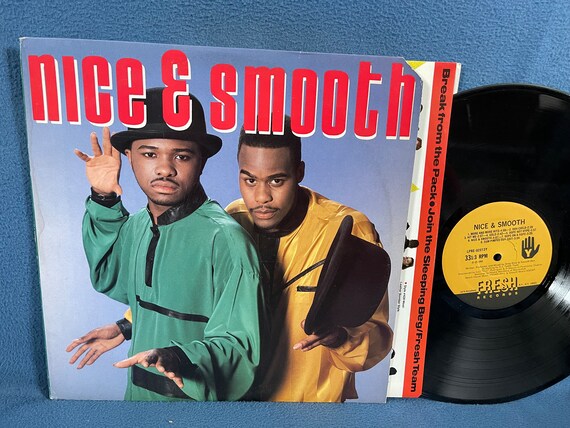 RARE, Vintage, Nice & Smooth 1989 S/T Debut Vinyl LP Record Album Original  First Press, Funky for You, No Delayin', Funky for You, Hip Hop -  Hong  Kong