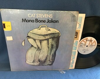 Vintage, Cat Stevens - "Mona Bone Jakon", Vinyl LP, Record Album, Original First Press, Katmandu, I Think I See the Light