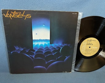 Vintage, Vangelis  "The Best Of" Vinyl LP Record Album, Original First Press, Pulstar, Synth Electronic, John Anderson, Yes, Prog, New Age