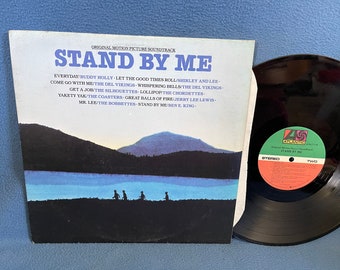 RARE, Vintage &quot;Stand By Me&quot; Original Soundtrack Vinyl LP Record Album, First Press, Corey Feldman, Lollipop, Great Balls Of Fire, Yakety Yak