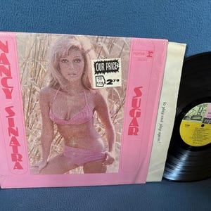 RARO, Vintage, Nancy Sinatra - &quot;Sugar&quot;, Vinile LP, Album discografico originale 1966 Prima stampa, MONO, Sweet Georgia Brown, Vagabond Shoes