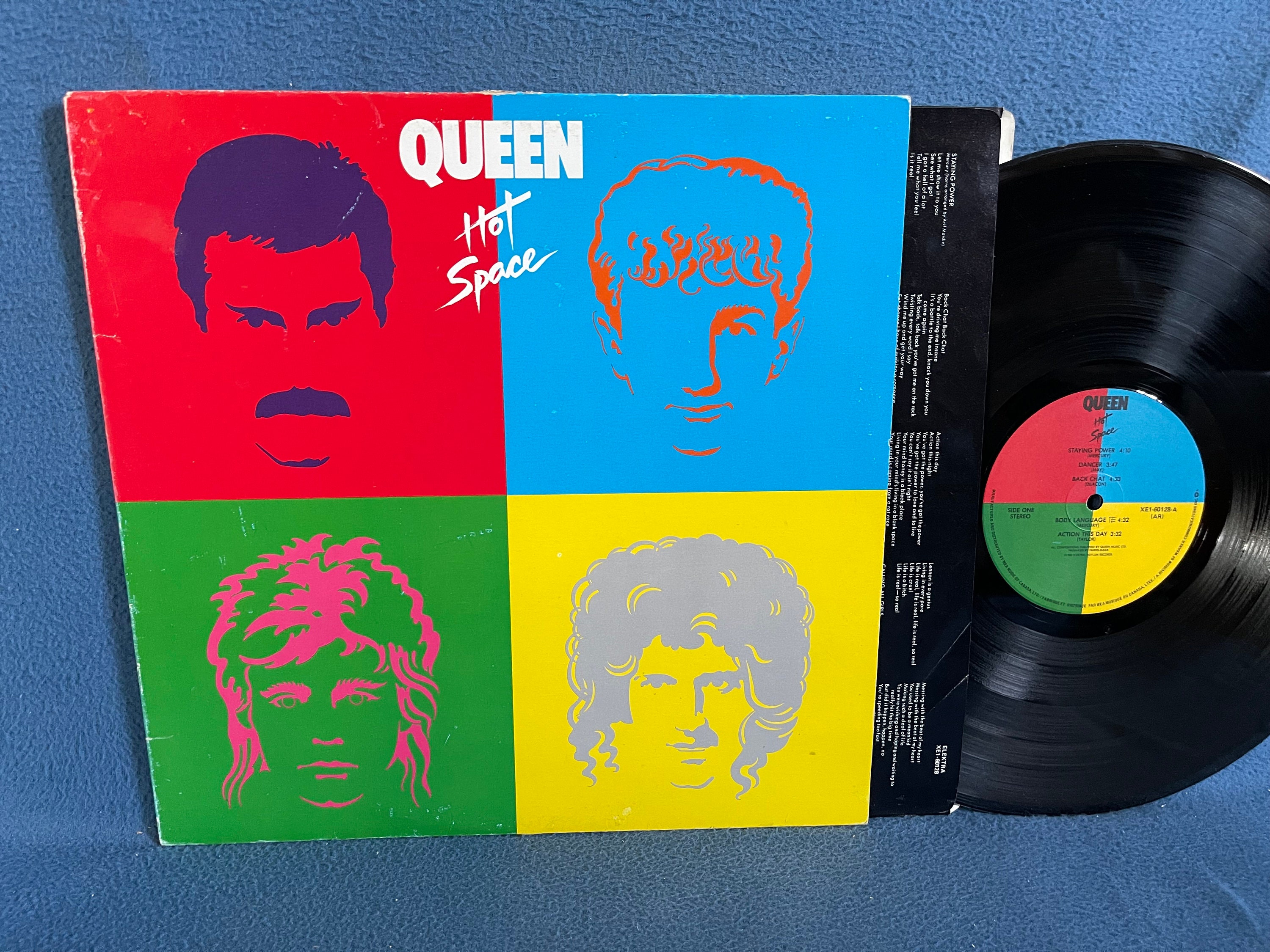Rare Vintage Queen Hot Space Vinyl Lp Etsy Uk