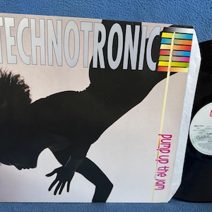 Vintage, Technotronic,  &quot;Pump Up The Jam The Album&quot; Vinyl LP Record, Original EU First Press, Get Up, Come On, Hip Hop Dance Classics