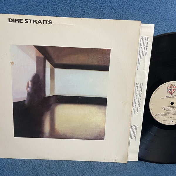 Vintage, Dire Straits - "Dire Straits", Debut Vinyl LP, Original 1978 Press, Record Album, Mark Knopfler, Sultans Of Swing, Wild West End