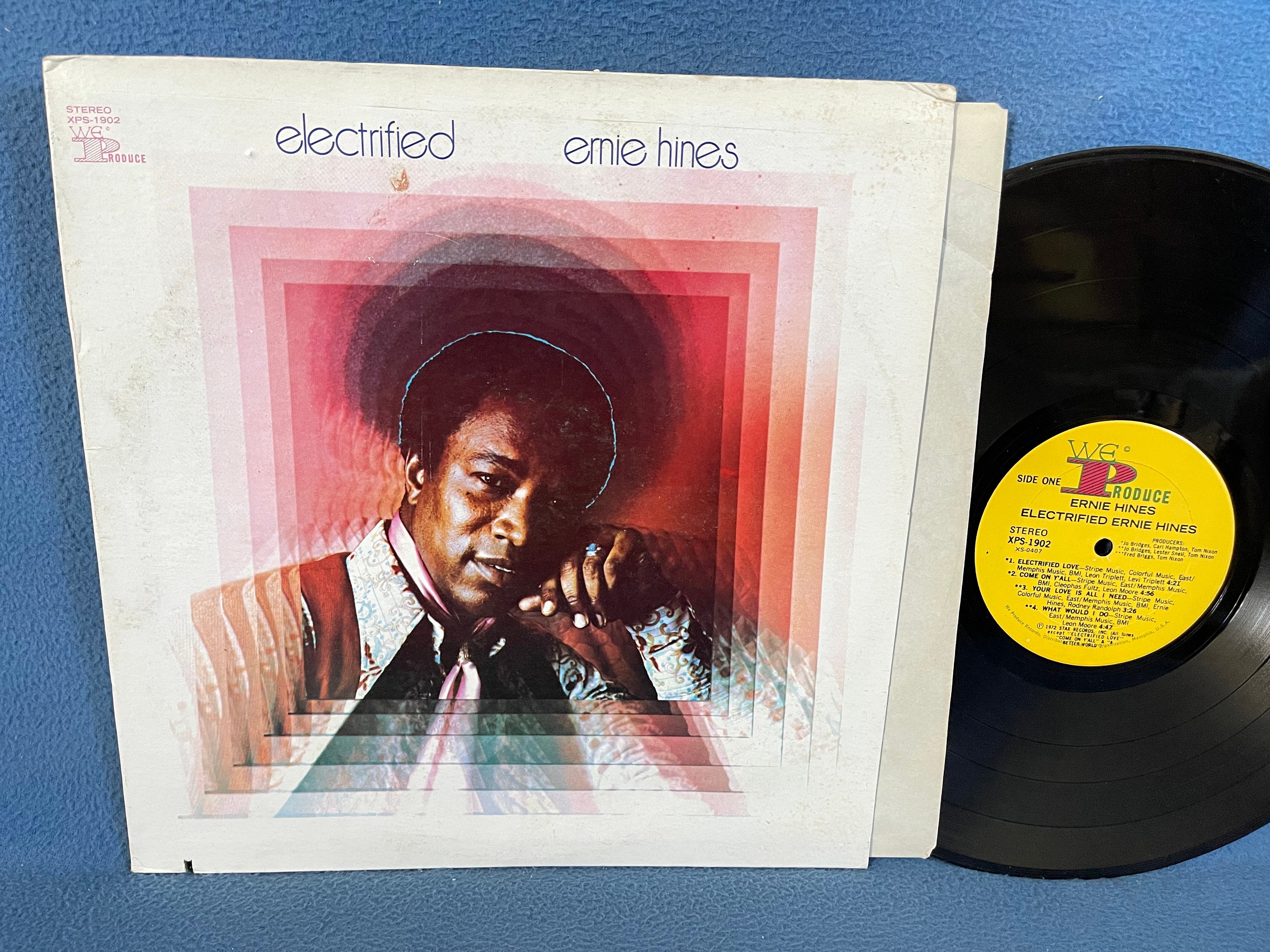 RARE, Vintage, Ernie Hines electrified, Vinyl LP Record Album 