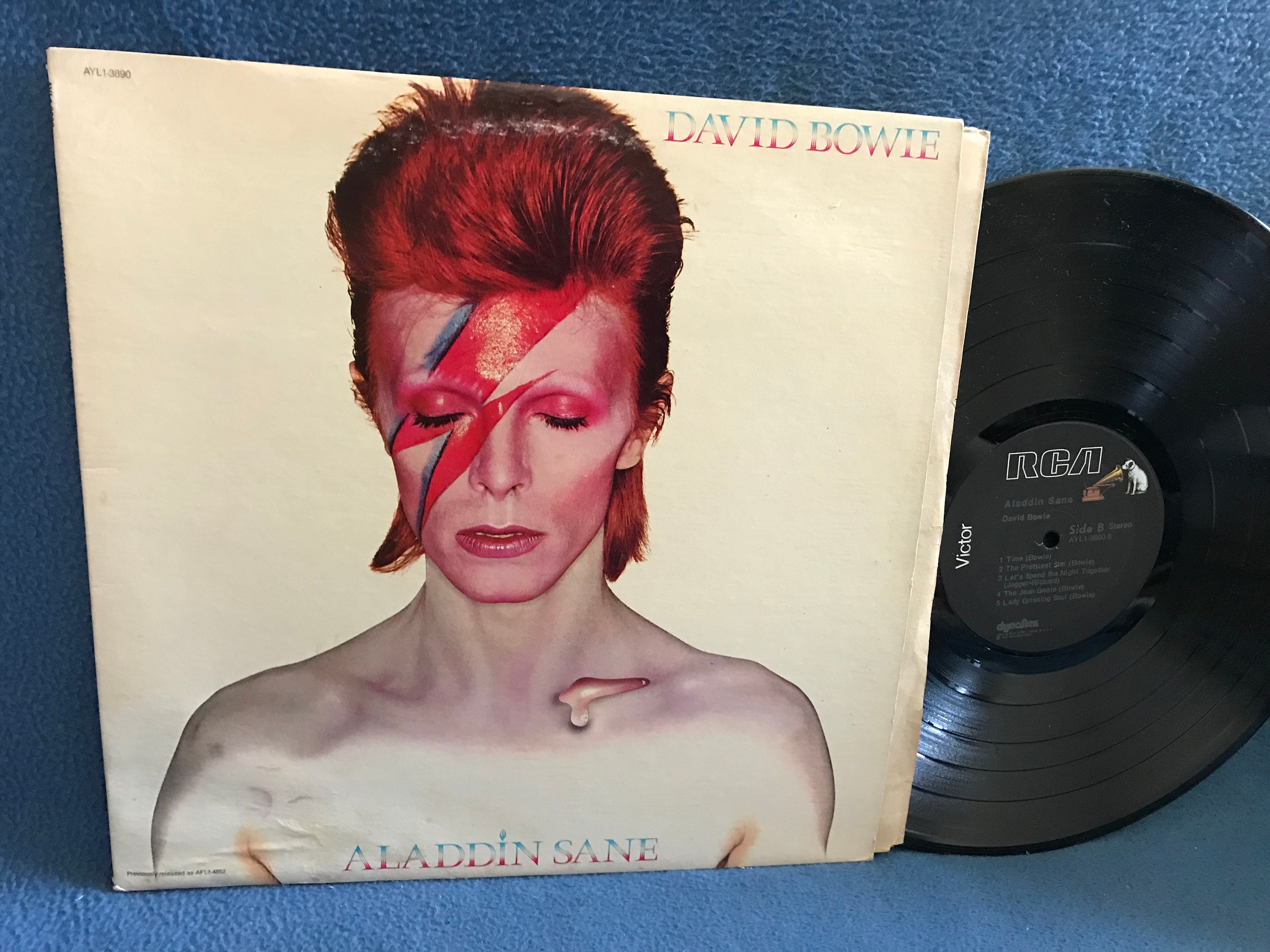 Føderale effektiv tidligste RARE Vintage David Bowie aladdin Sane Vinyl LP - Etsy