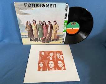Vintage, Foreigner - &quot;S/T Debut&quot;, Vinyl LP, Record Album, Original 1977 First Press, Classic Rock, Cold As Ice, Feels Like The First Time