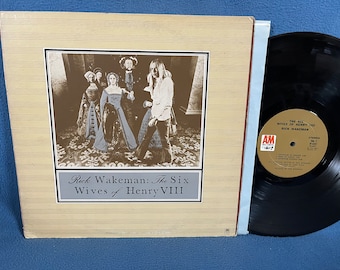 Vintage, Rick Wakeman - "The Six Wives Of Henry VIII", Vinyl LP, Record Album, Original 1973 First Press, Yes, Moog ARP Synthesizer, Synth