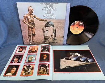 RARE, Vintage, "The Story Of Star Wars" John Williams, Original Film Score and Dialogue, Soundtrack, Vinyl LP, Record Album with Booklet