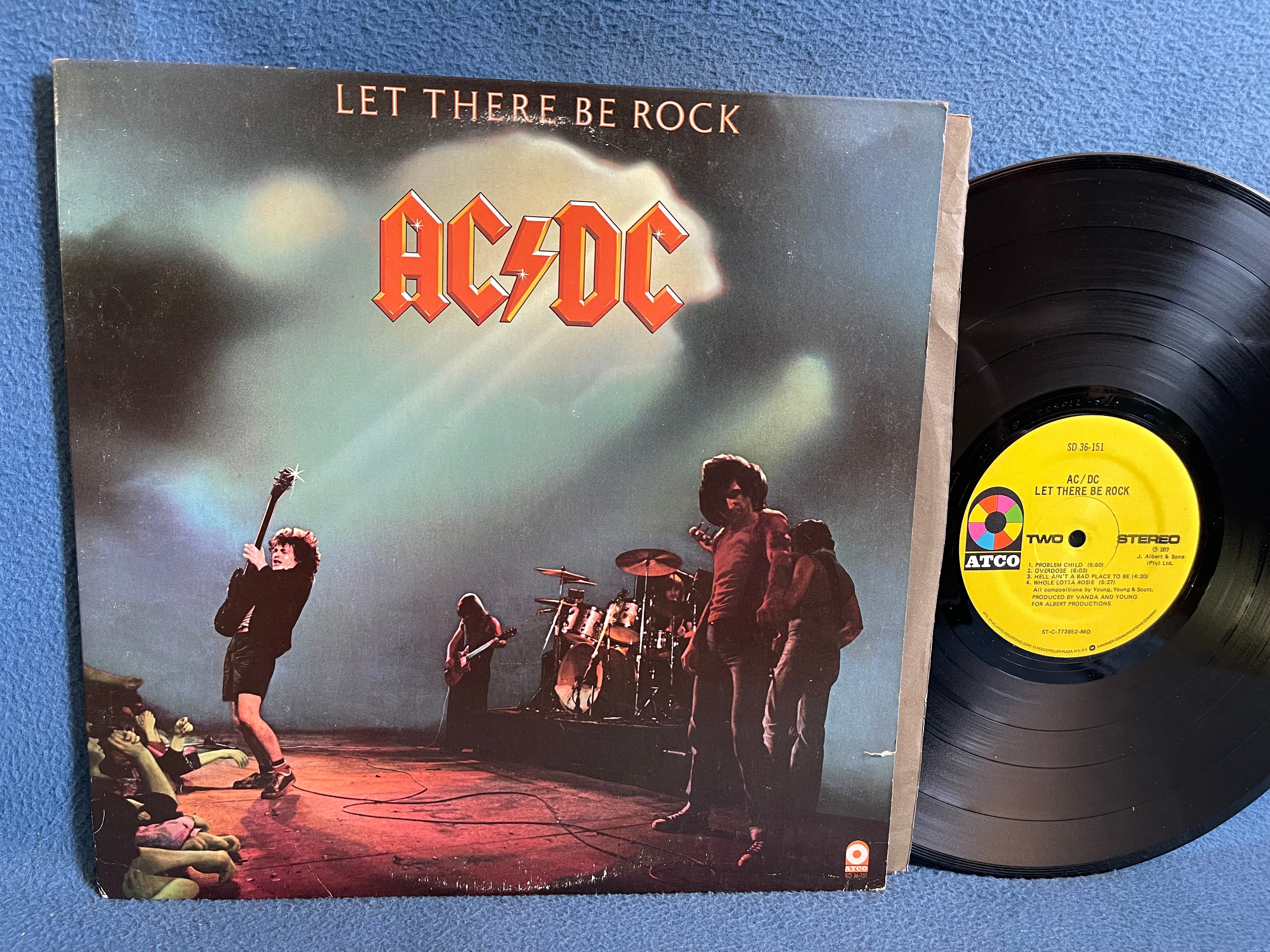 Vintage let There Be Rock Vinyl LP - Etsy