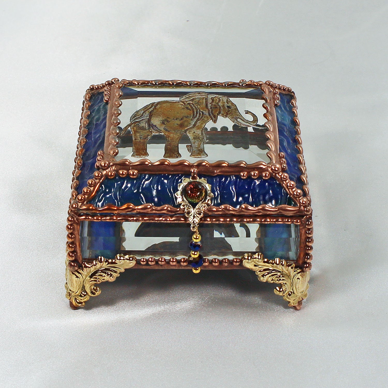 Elephant, Jewelry Box, Treasure Box, Gift Box, Trinket Box, Faberge