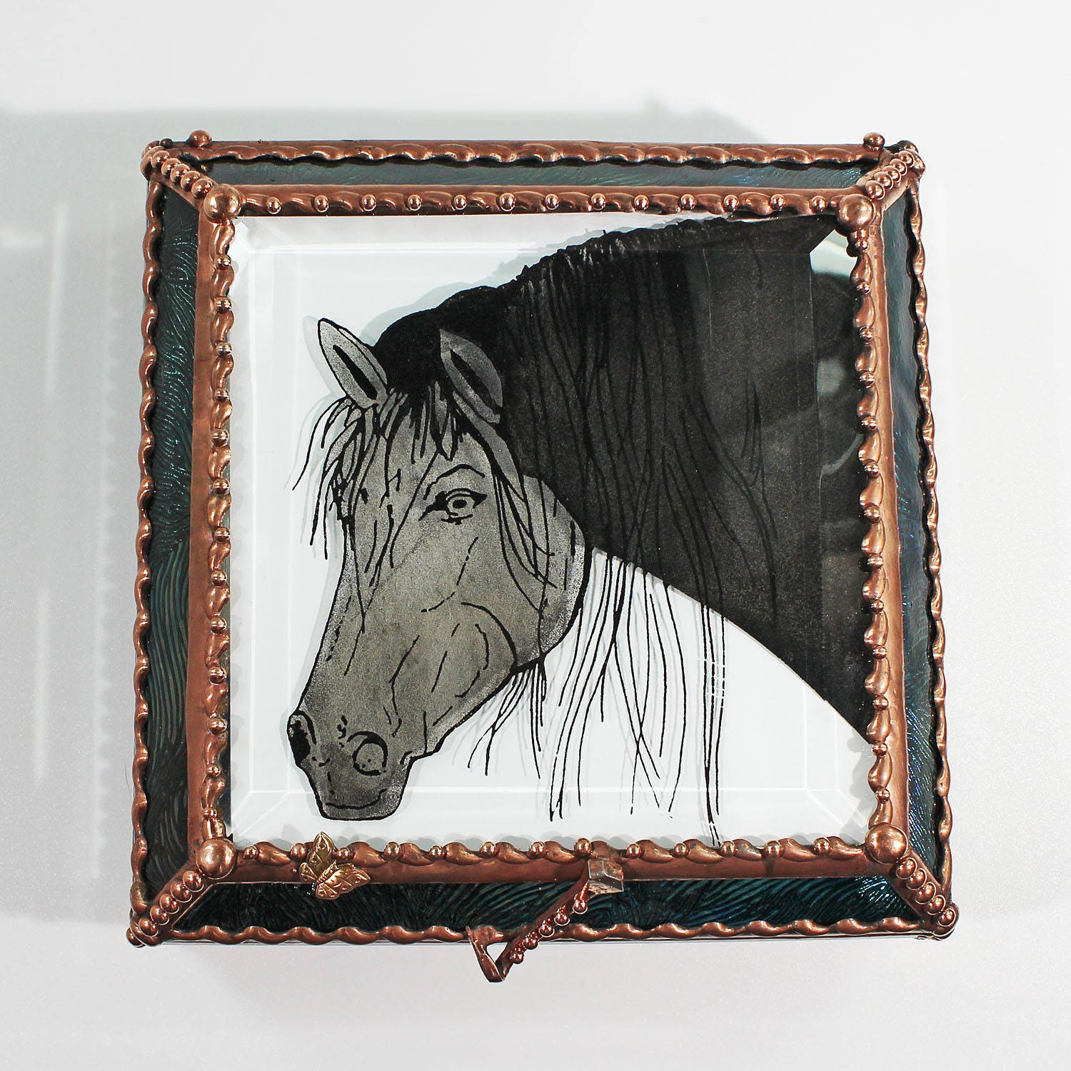 Horse Equine Jewelry Trinket Treasure Box